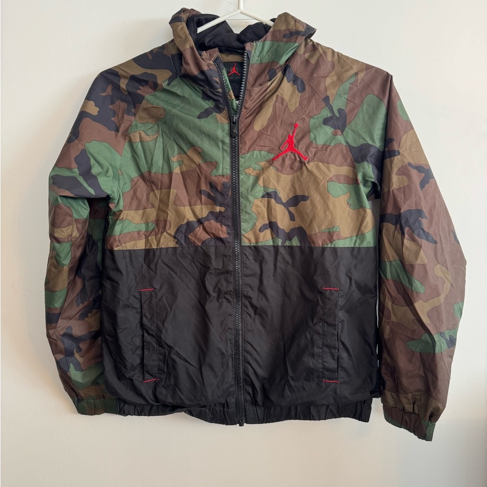 Jordan Camouflage Hooded Windbreaker
